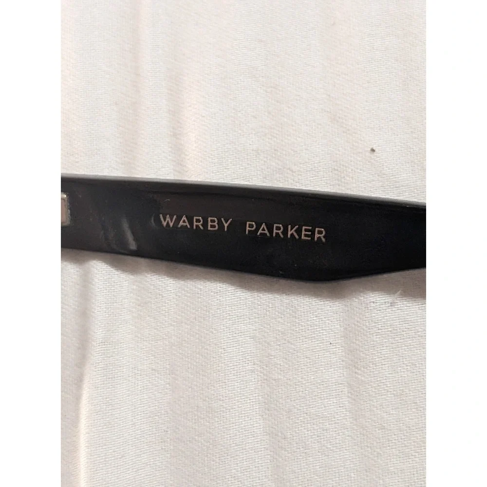 Warby Parker Eyeglasses Frame Black HUNT W 100 52[]20 145 Glasses Unisex